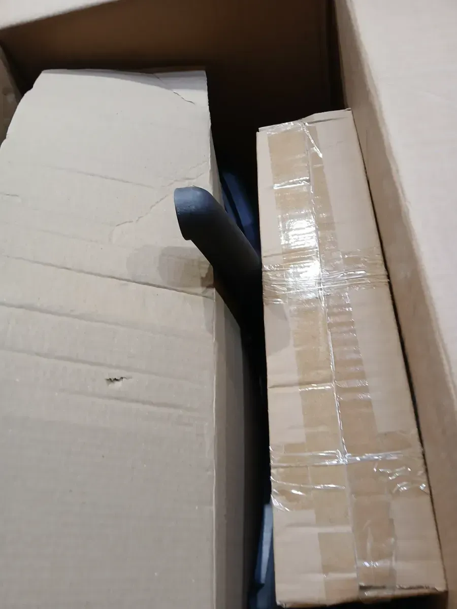 BOSS Office Products Black Modern Style Drafting Chair with Adj Arms - image 4