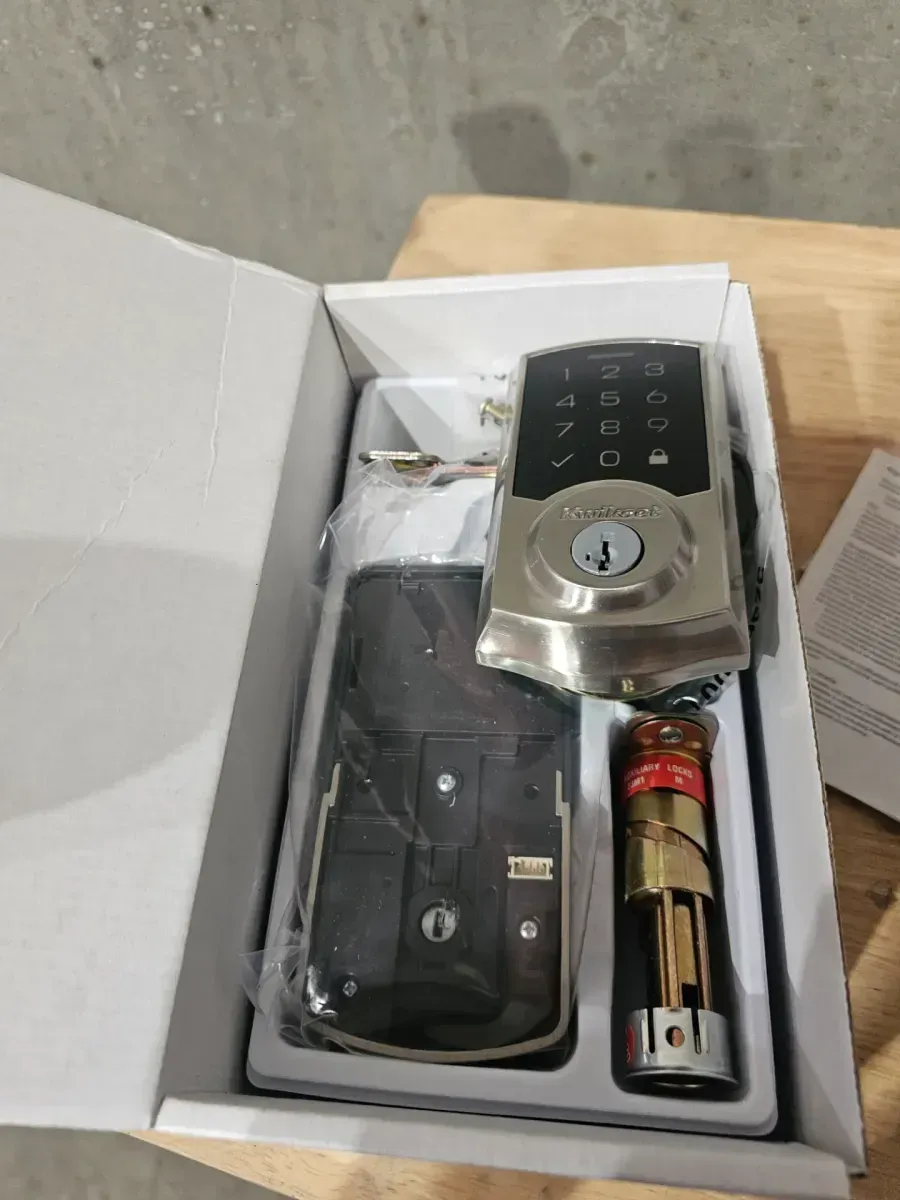 Kwikset SmartCode 270 Traditional Satin Nickel Touchpad Single Cylinder Electronic Deadbolt Featuring SmartKey Security - image 3