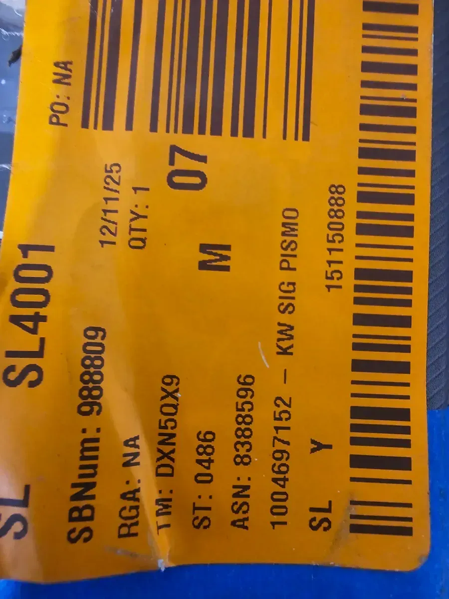 Pismo Matte Black Hall/Closet Square Door Knob - image 5