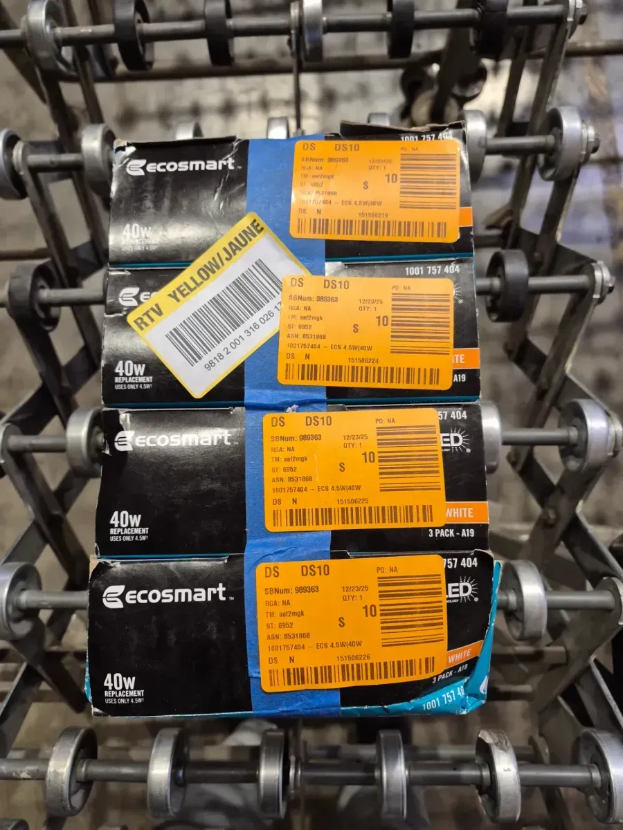 EcoSmart 40-Watt Equivalent A19 Dimmable Clear Filament Vintage Style LED Light Bulb Soft White (3-Pack / 4 Boxes - 12 Lights Total) - image 5