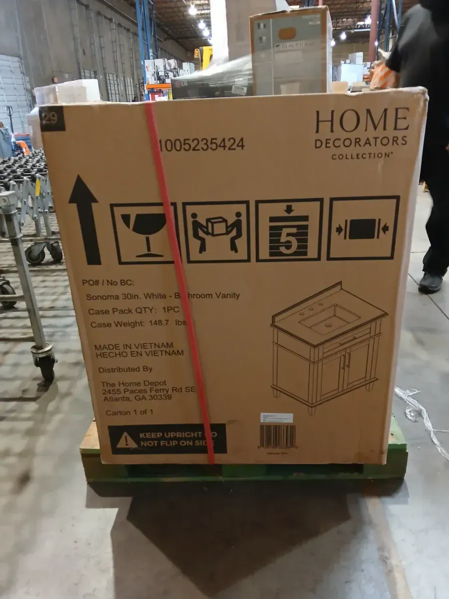 Home Decorators Collection Sonoma 30in. White Bathroom Vanity - image 1