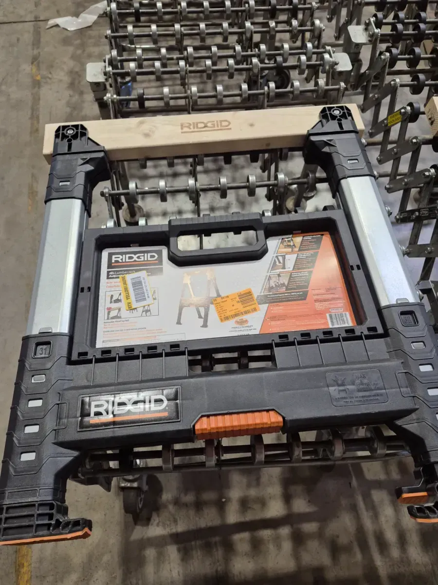 RIDGID Lumberjack Adjustable Folding Sawhorse - image 1