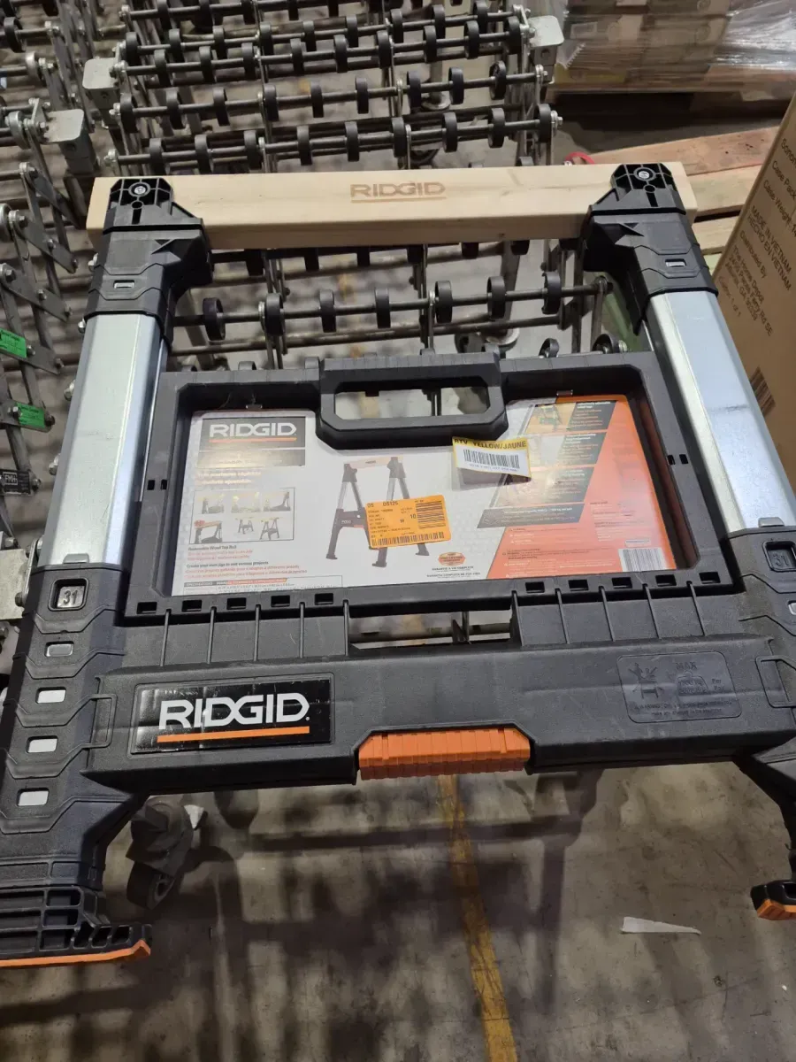 RIDGID Lumberjack Adjustable Folding Sawhorse - image 2