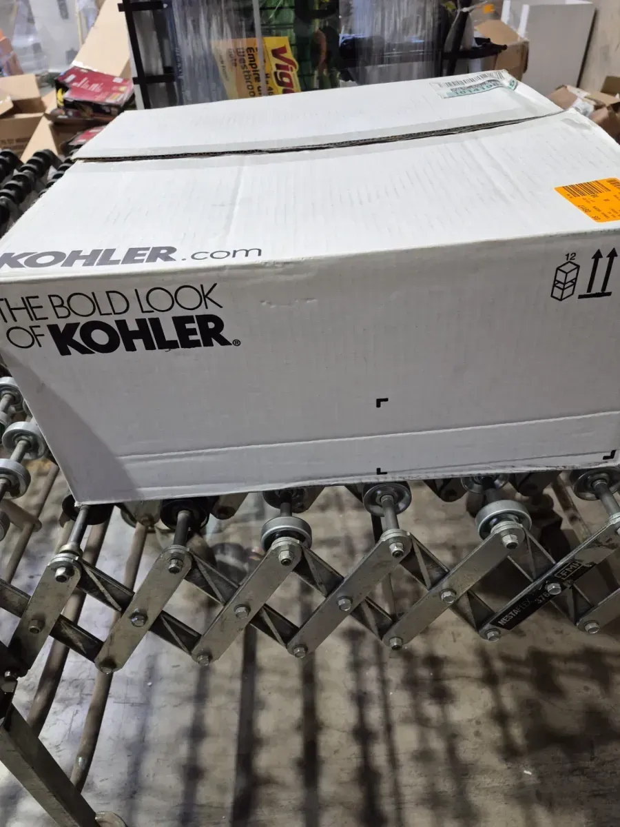 Modern Bathroom Vanity with White Marble Top and Round Sink - image 4