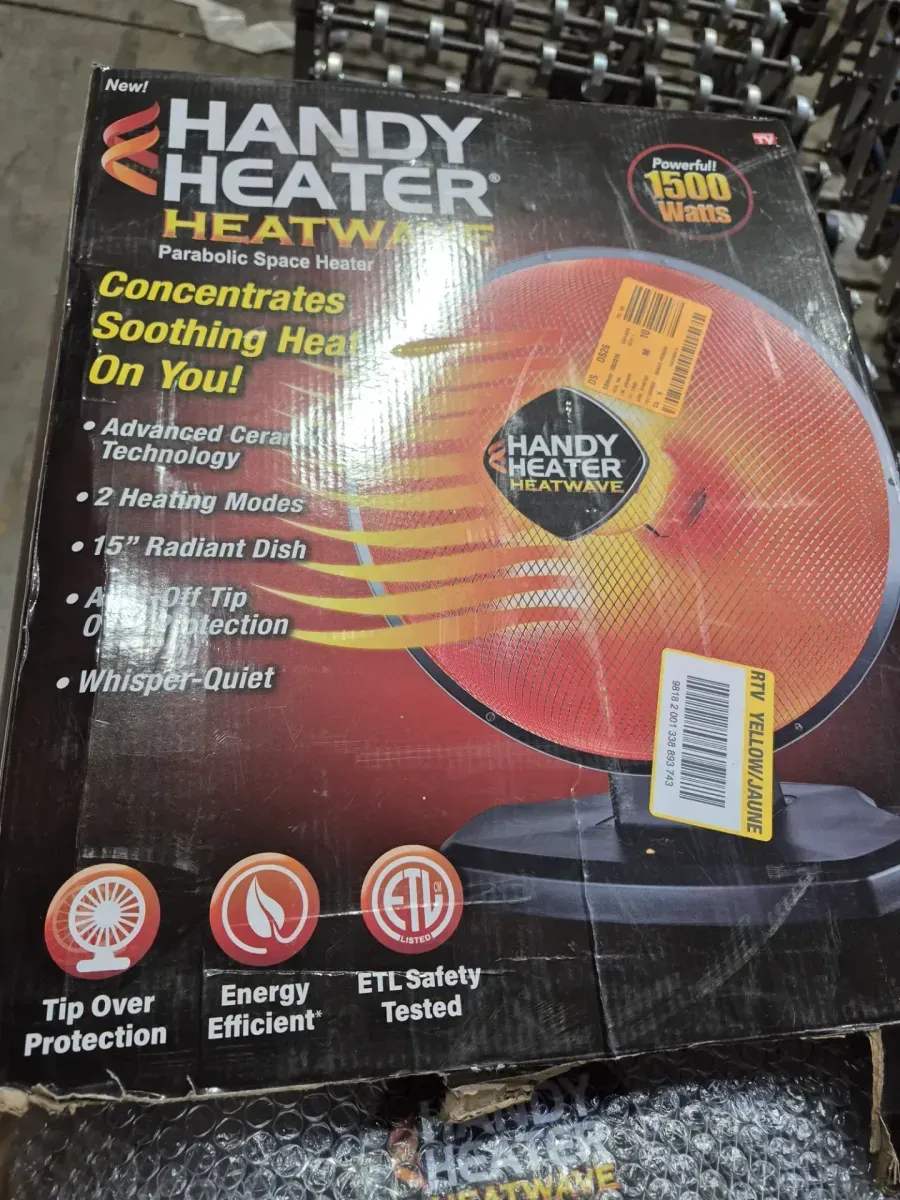 Handy Heater Heatwave Parabolic Electric Space Heater - image 3
