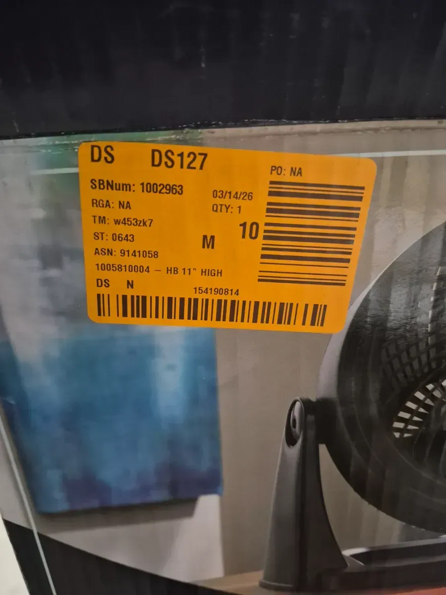 Hampton bay fan (Hampton Bay 11 in. 3 Speed Portable Desk Fan in Black) - image 3