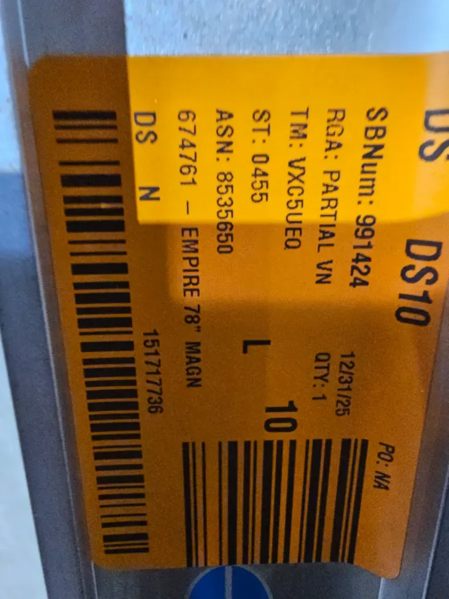 Empire 78-Inch Magnetic I-Beam Level - image 4