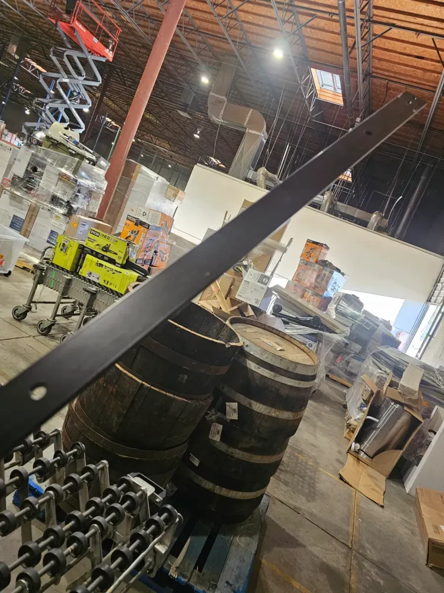 Everbilt 72 in. Dark Oil-Rubbed Top Mount Sliding Barn Door Track and Hardware Kit - image 2