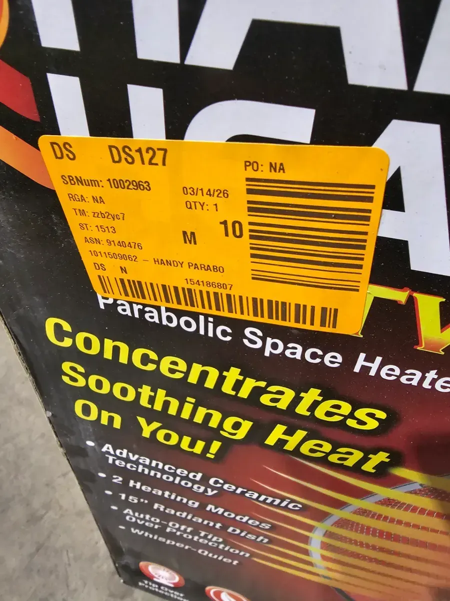 1500-Watt 18.5 in. Electric Ceramic Parabolic Space Heater with Tip-Over Safety - image 5