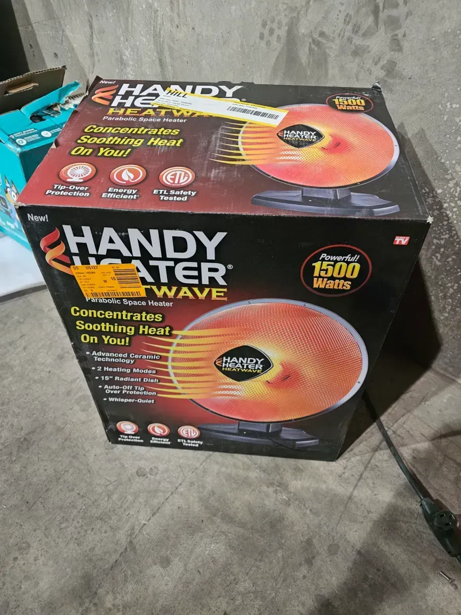 1500-Watt 18.5 in. Electric Ceramic Parabolic Space Heater with Tip-Over Safety - image 3