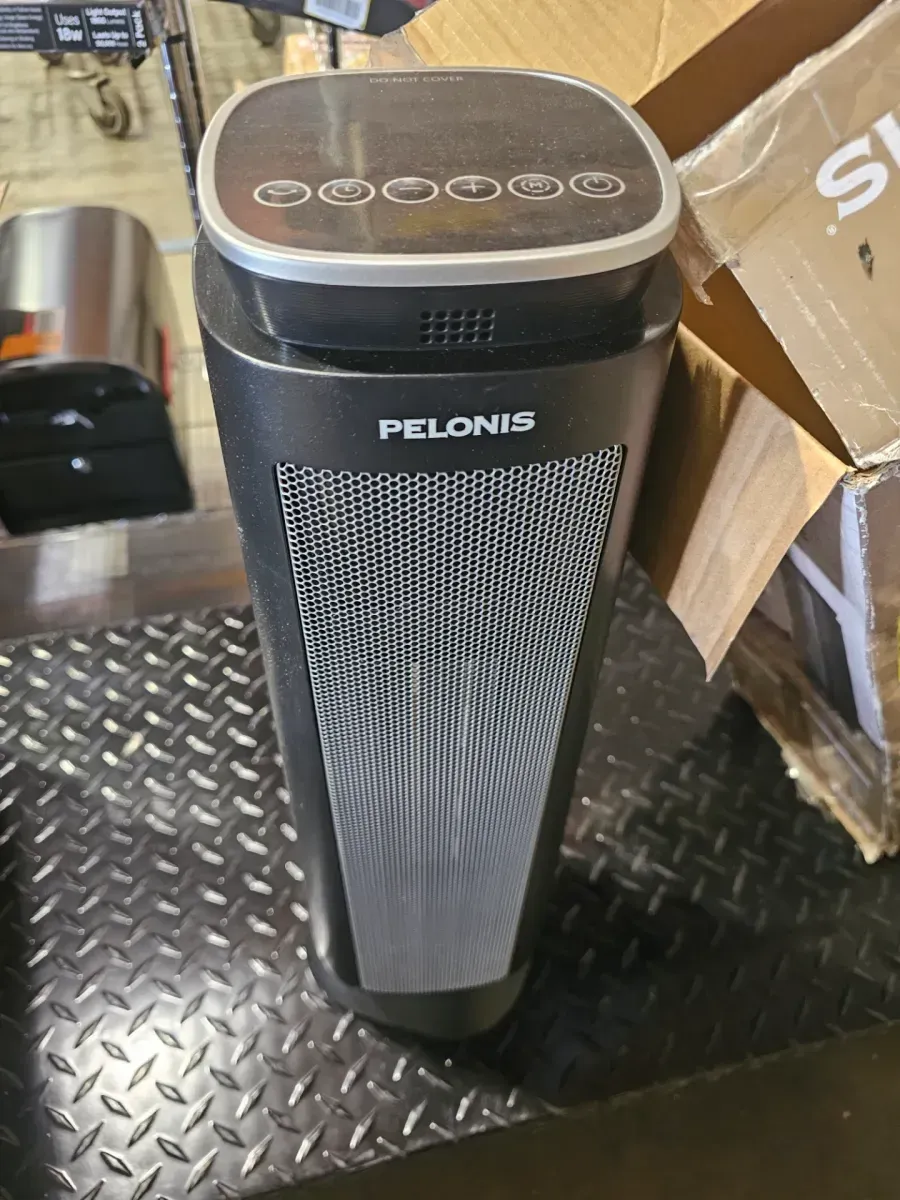 Pelonis 1500-Watt 23 in. Digital Tower Indoor Ceramic Heater Quiet Operation w/ Safety Overheat Protection and Fan Mode in Black - image 2