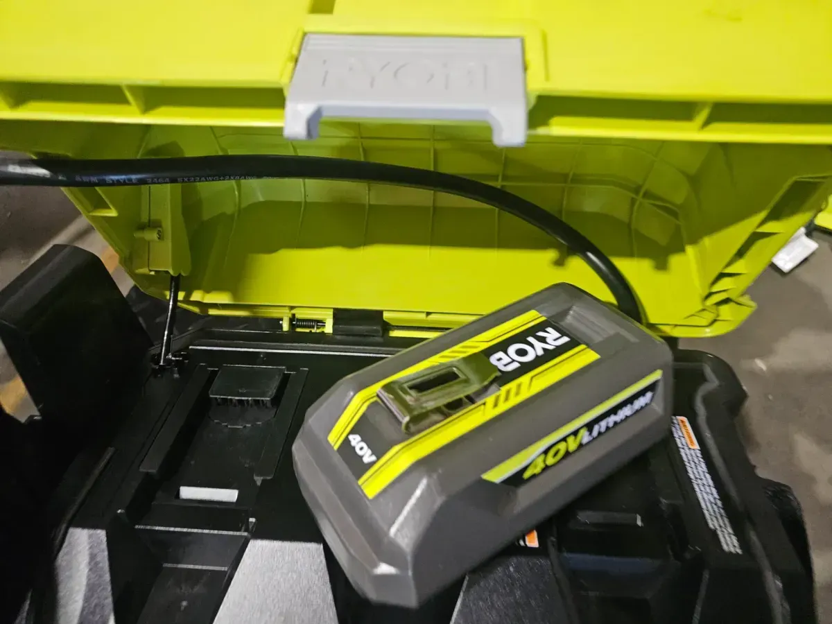 Ryobi 40V Lithium 1800-Watt Portable Battery Generator Power Station with Charger - image 2