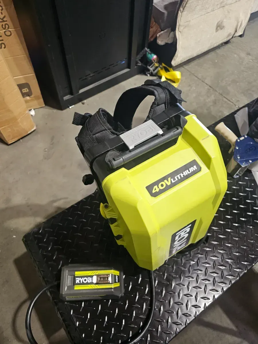 Ryobi 40V Lithium 1800-Watt Portable Battery Generator Power Station with Charger - image 1