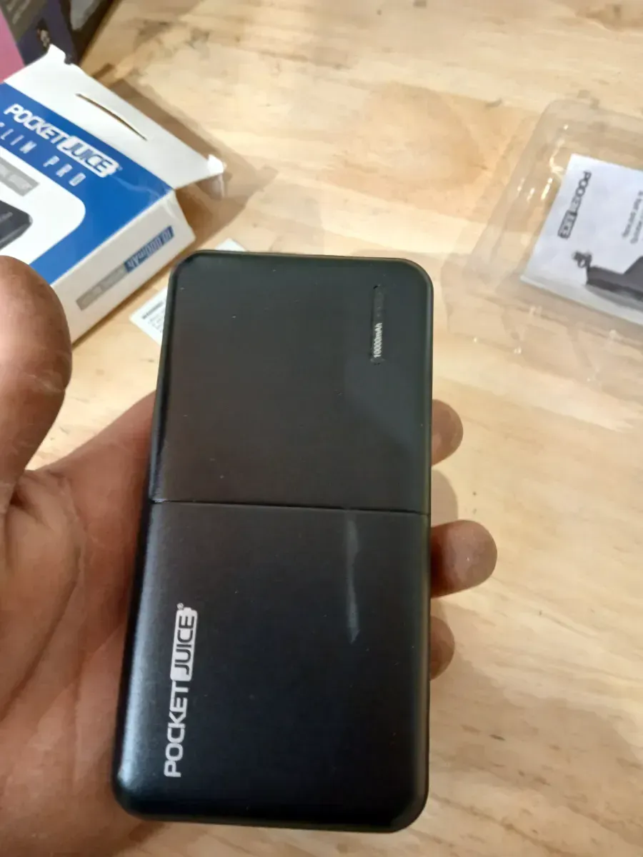 Tzumi 10,000 mAh Slim Pro Pocket Juice Portable Power Bank - image 5