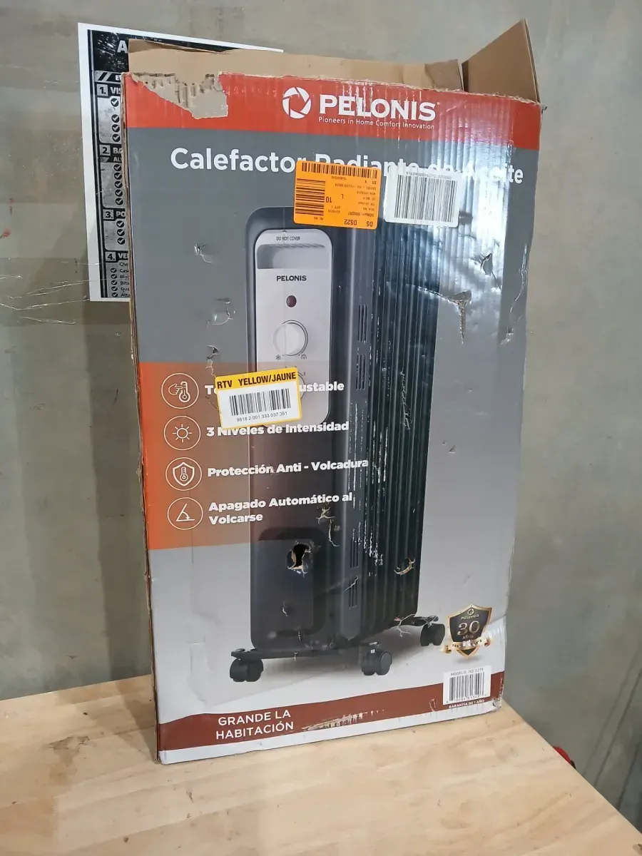 Pelonis 1,500-Watt Oil-Filled Radiant Electric Space Heater with Thermostat - image 2