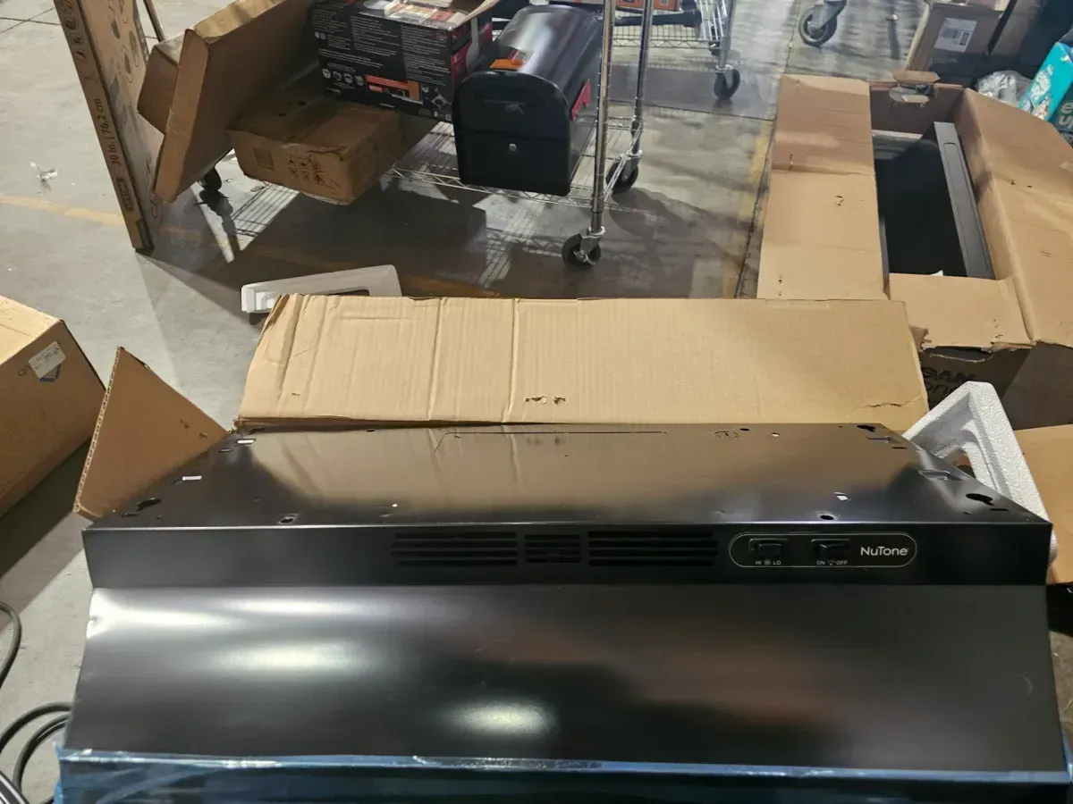 41000 Series 30 in. Ductless Under Cabinet Range Hood with Light in Black - image 2