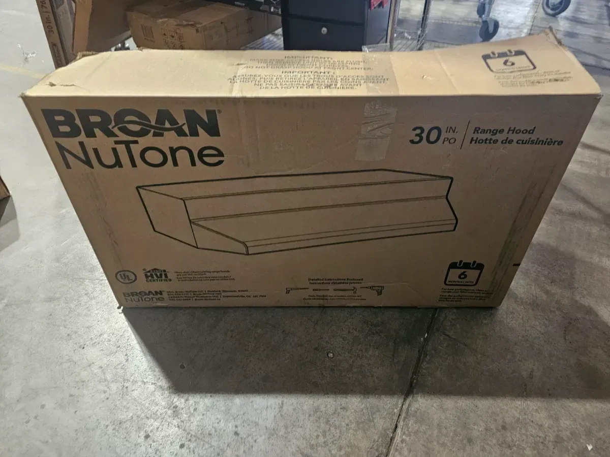 41000 Series 30 in. Ductless Under Cabinet Range Hood with Light in Black - image 3