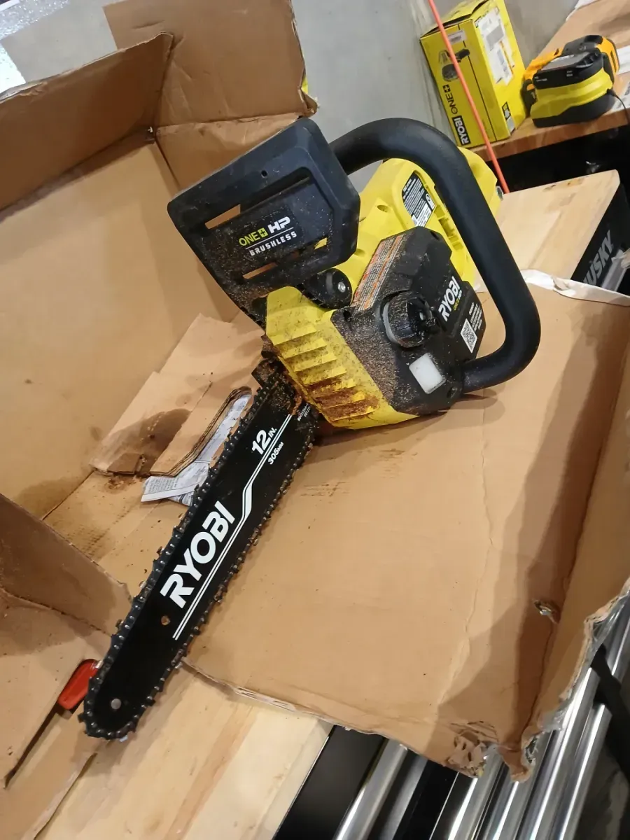 RYOBI ONE+ HP 18V Brushless Whisper Series 12 in. Battery Chainsaw (Tool Only) - image 3