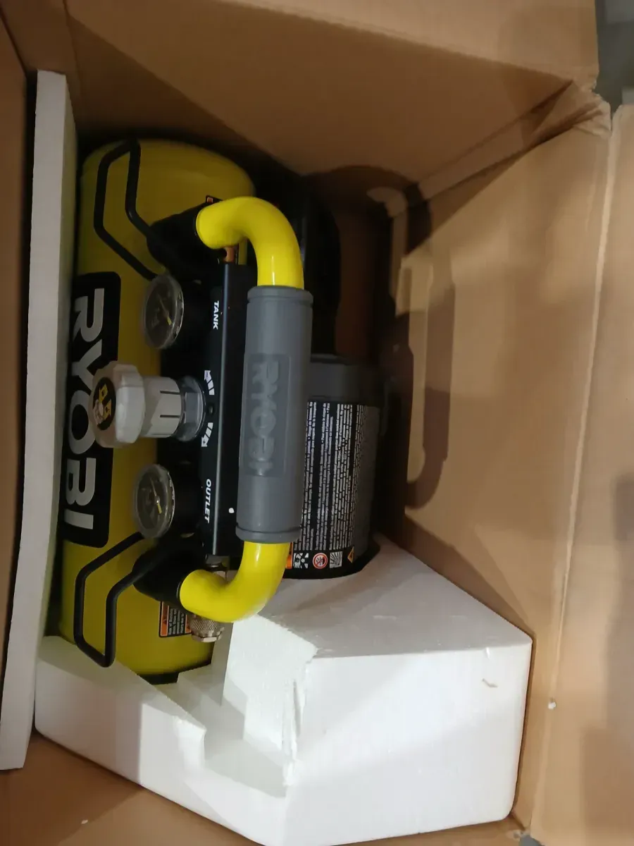 RYOBI 18V ONE+ Cordless 1 Gal. Portable Horizontal Air Compressor with 120 PSI Maximum Pressure (Tool Only) - image 3