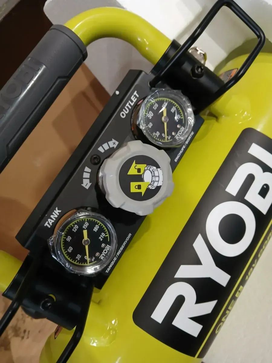 RYOBI 18V ONE+ Cordless 1 Gal. Portable Horizontal Air Compressor with 120 PSI Maximum Pressure (Tool Only) - image 5