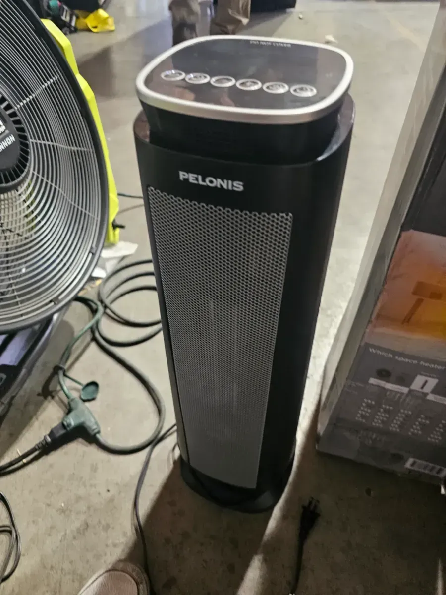 1500-Watt 23 in. Digital Tower Ceramic Heater and 1500-Watt Oil-Filled Radiant Electric Space Heater Combo - image 1