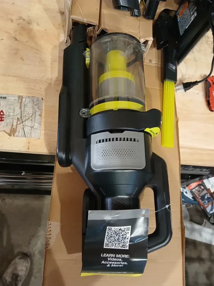 RYOBI ONE+ HP 18V Cordless Advanced WHISPER Series Stick Vacuum Kit with 4.0 Ah Battery and Charger - image 4