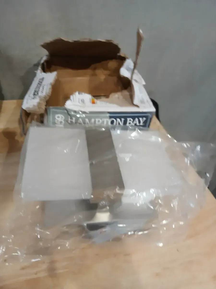 Hampton Bay 5 in. 2-Light Brushed Nickel LED 5CCT Wall Sconce with Frosted Acrylic Shade - image 3