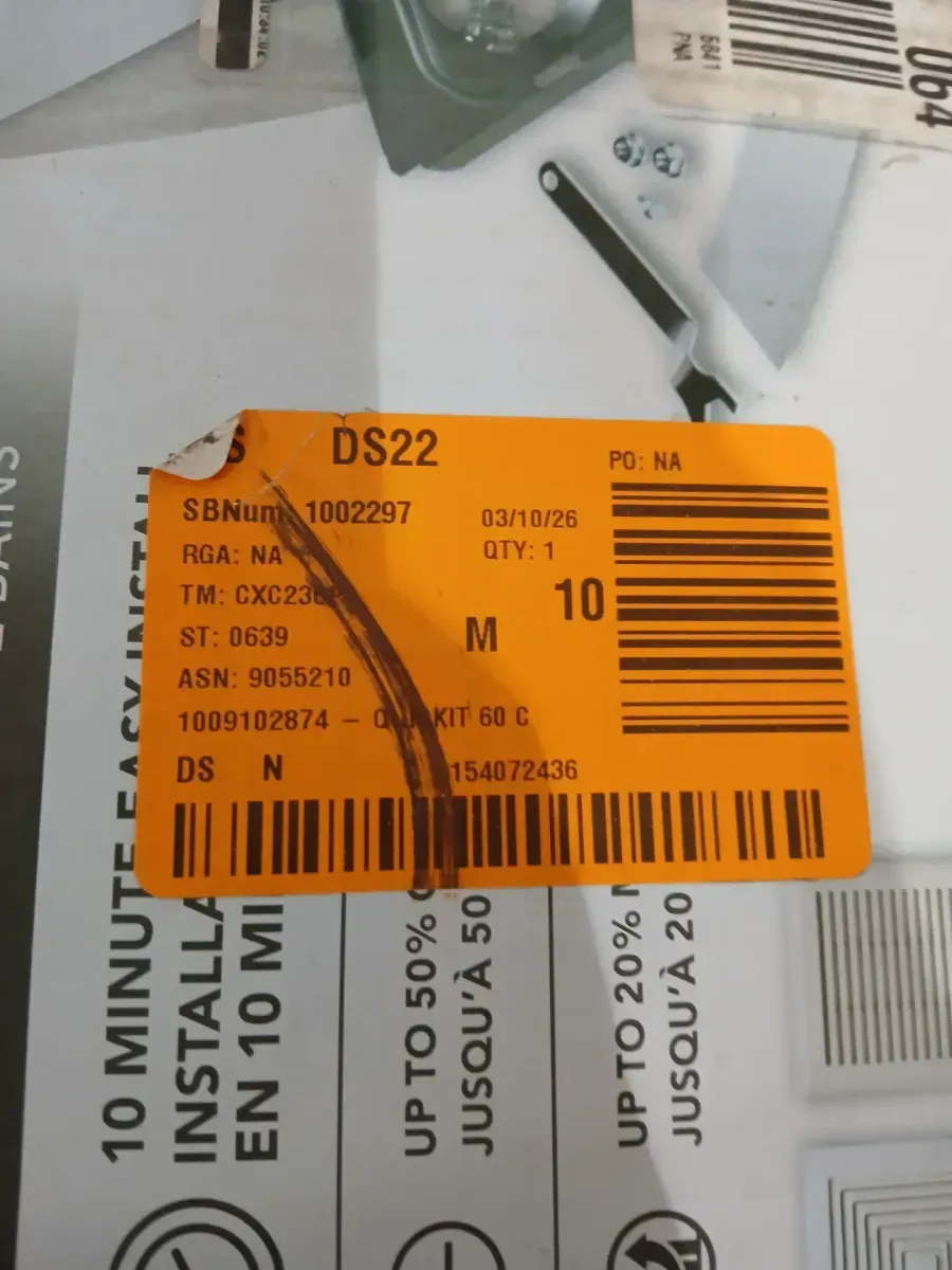 Broan-NuTone QuicKit 60 CFM 3.0 Sones Bathroom Replacement Motor and Grille/Cover - image 6