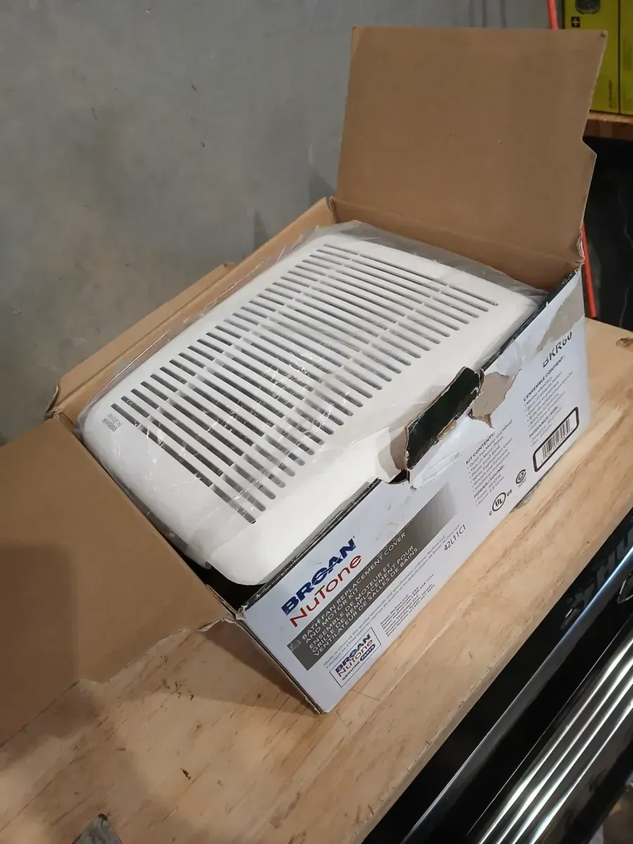 Broan-NuTone QuicKit 60 CFM 3.0 Sones Bathroom Replacement Motor and Grille/Cover - image 3