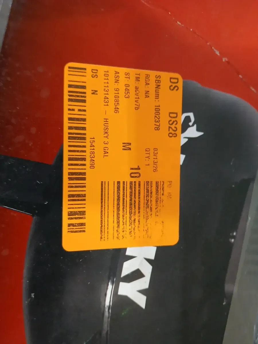 Husky 3 Gal. 120 PSI Portable Electric Oil-Free Light Duty Pancake Air Compressor with Fold Down Handle and 1-Quick Coupler - image 5