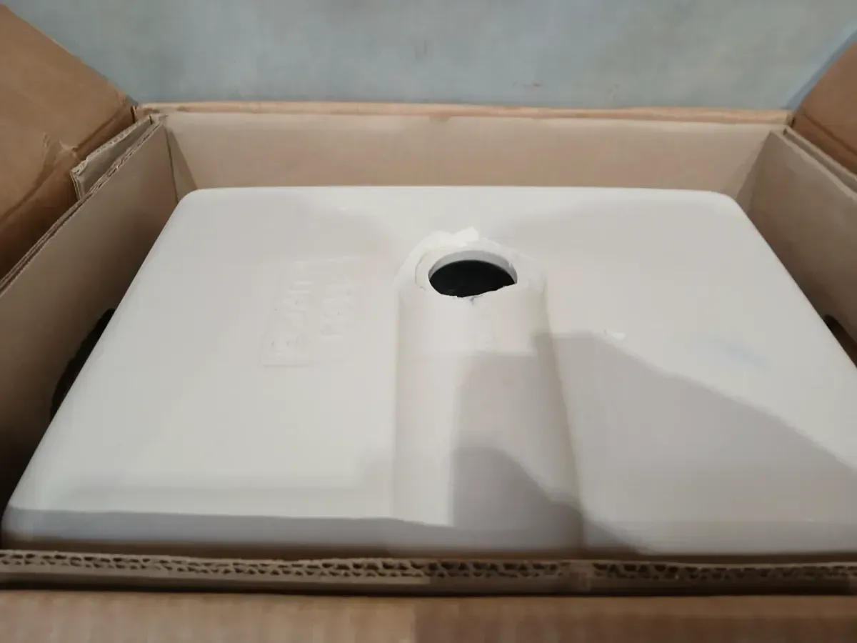 21 in . Undermount Rectangular Bathroom Sink with Overflow Drain in White Vitreous China - image 4