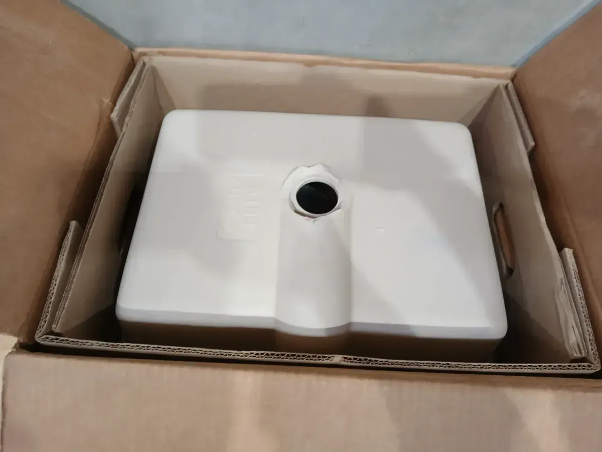 21 in . Undermount Rectangular Bathroom Sink with Overflow Drain in White Vitreous China - image 3