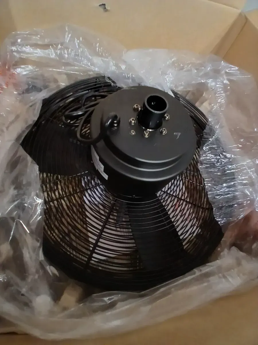 Conyer 20 in. Indoor/Wet Outdoor 3-Speed Anywhere Fan Matte Black with Convenient Hanging Hook - image 5