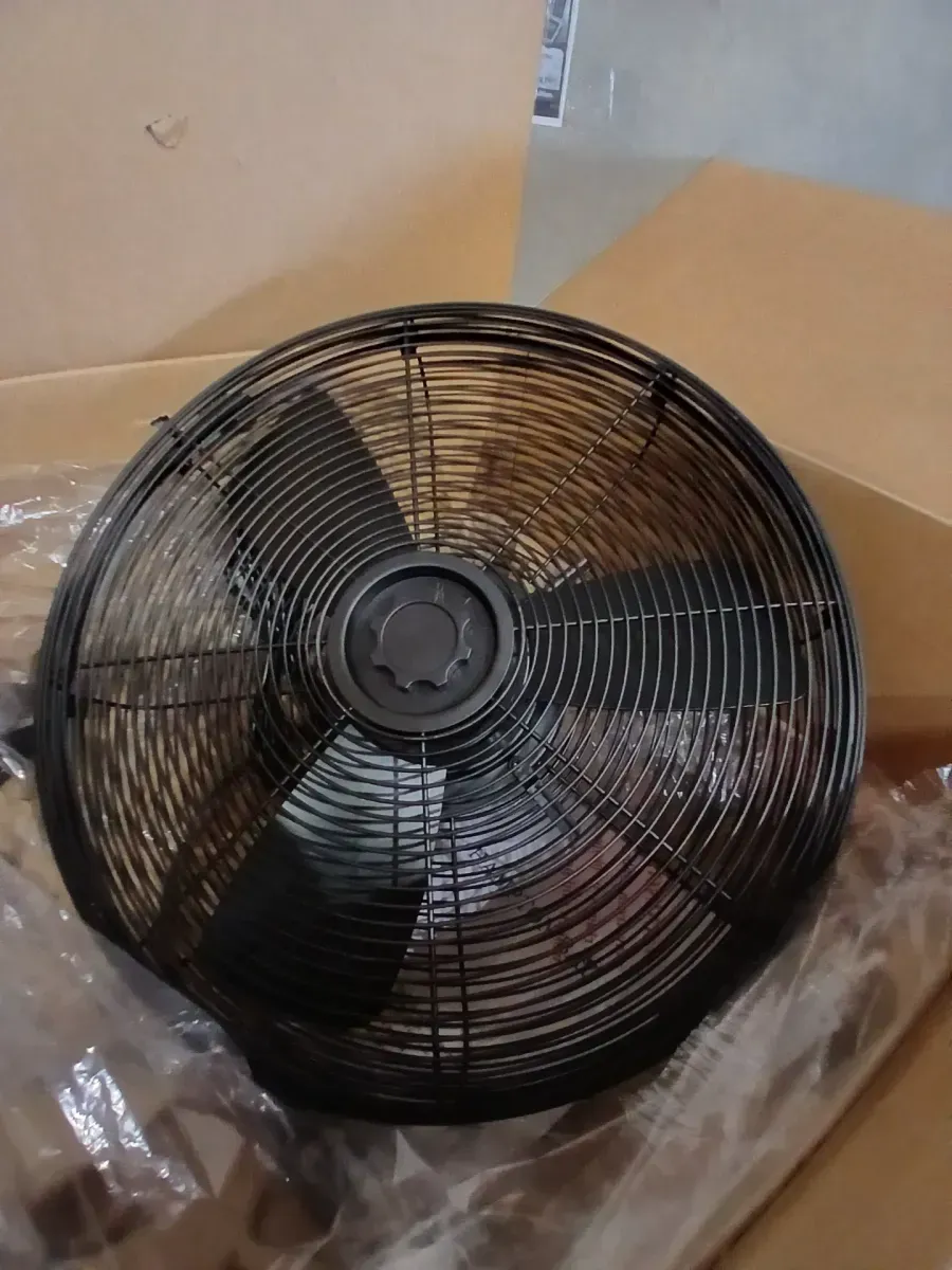 Conyer 20 in. Indoor/Wet Outdoor 3-Speed Anywhere Fan Matte Black with Convenient Hanging Hook - image 6