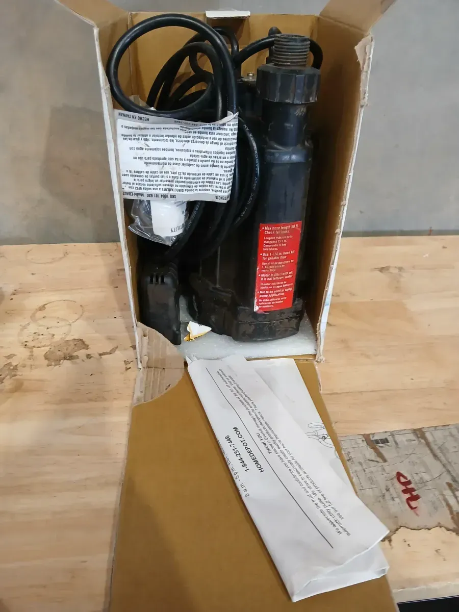 Everbilt 1/3 HP Automatic Utility Pump - image 5