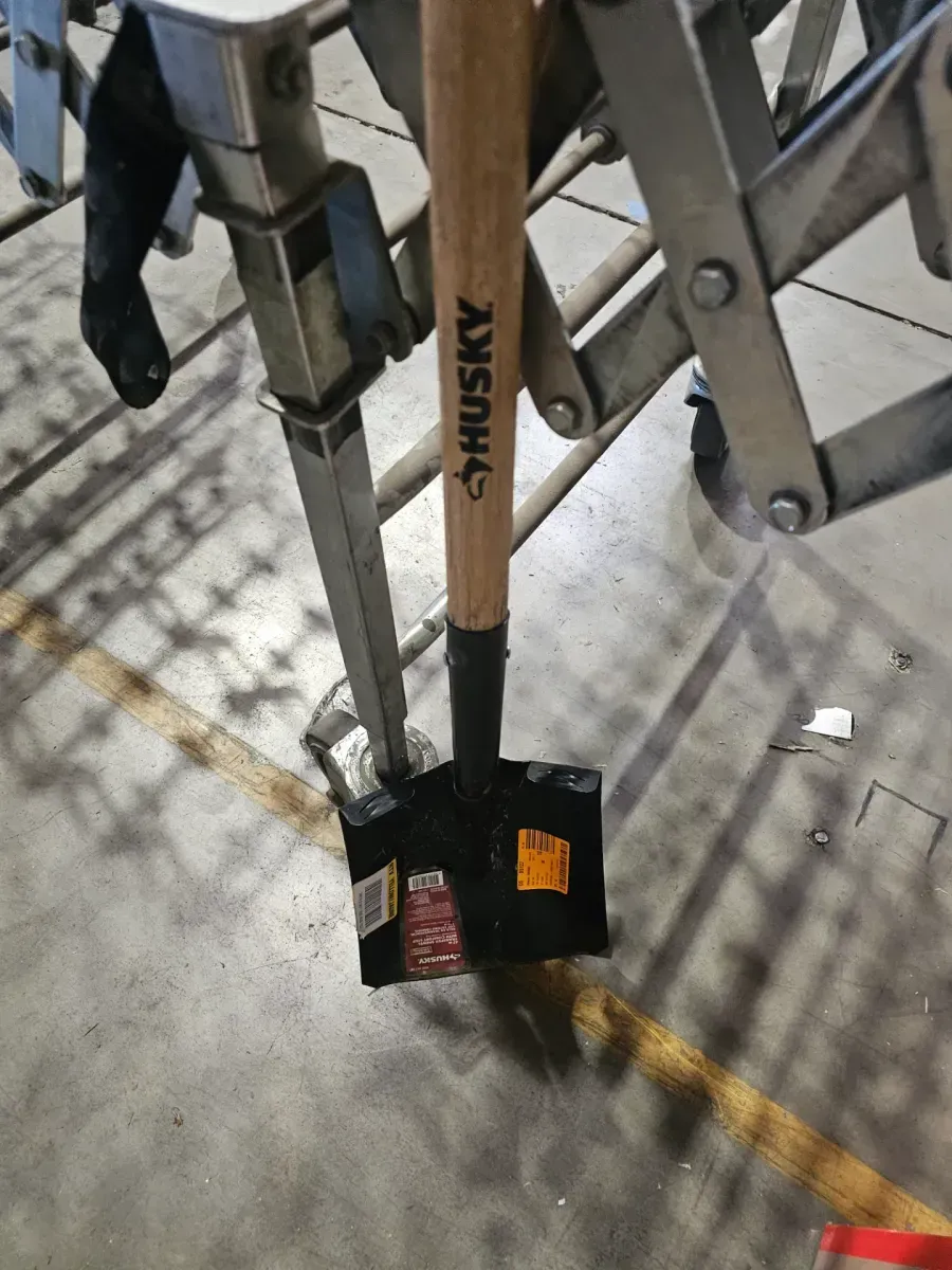 47 in. L WOOD Handle Carbon Steel Transfer Shovel - image 2