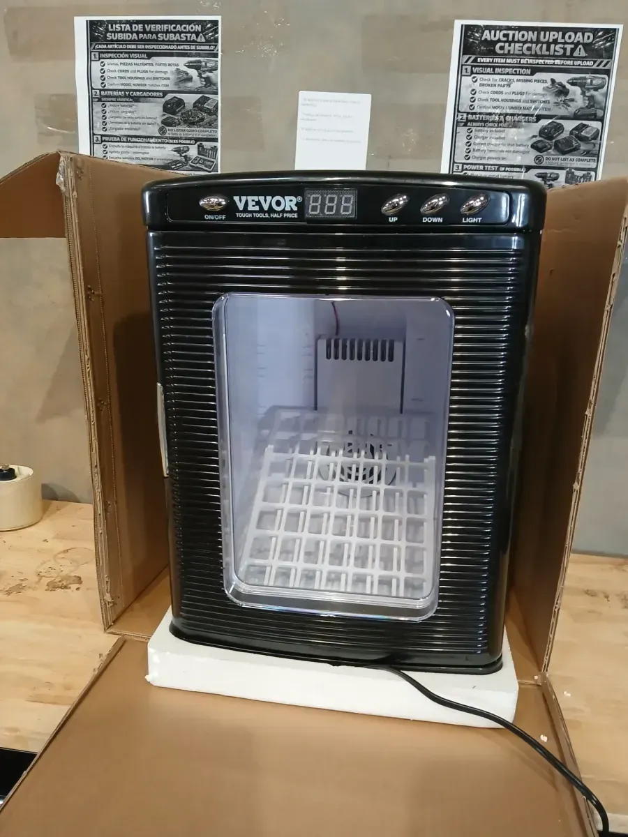 SKYSHALO Reptile Incubator 13 in. x 15 in. x 19 in. LED Digital Display Cooling, Heating Reptile Egg Incubator Black Greenhouse - image 3