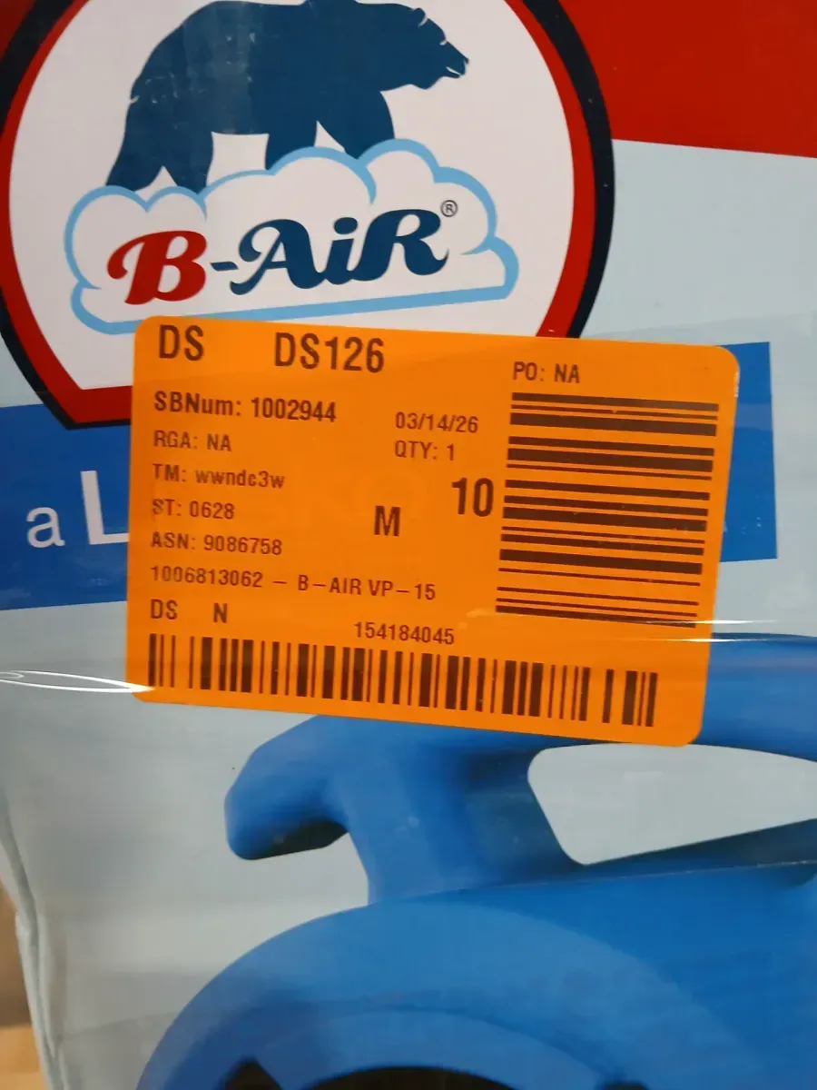 B-Air 1/8 HP Air Mover Carpet Dryer Floor Blower Fan for Home Use in Blue - image 5