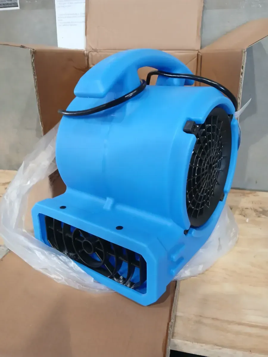 B-Air 1/8 HP Air Mover Carpet Dryer Floor Blower Fan for Home Use in Blue - image 4