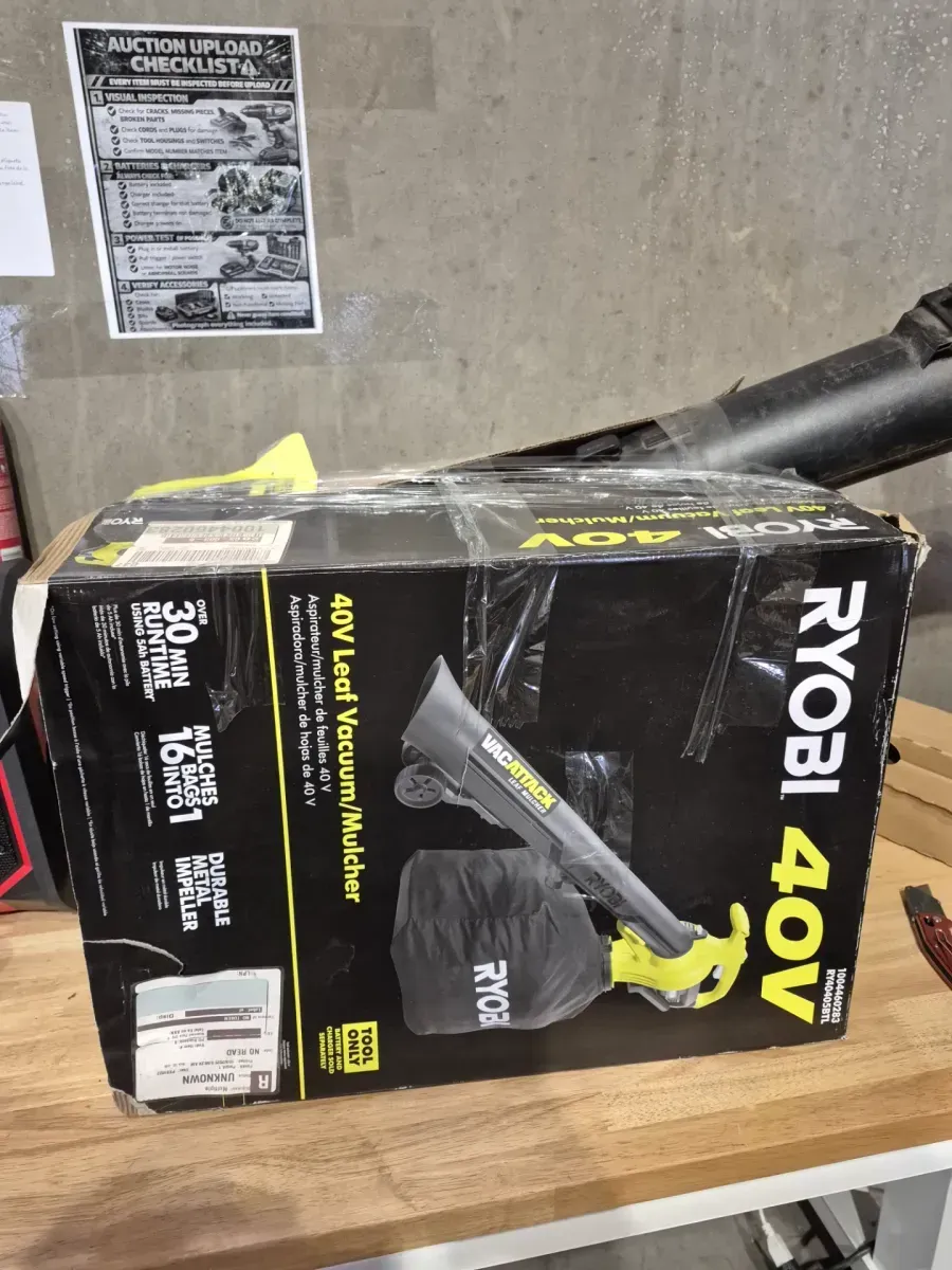 40V Vac Attack Cordless Battery Leaf Vacuum/Mulcher (Tool Only) - image 3