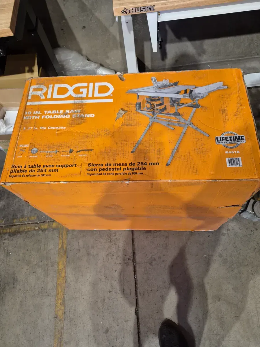 RIDGID 15 Amp 10 in. Portable Corded Jobsite Table Saw with Folding Stand - image 2