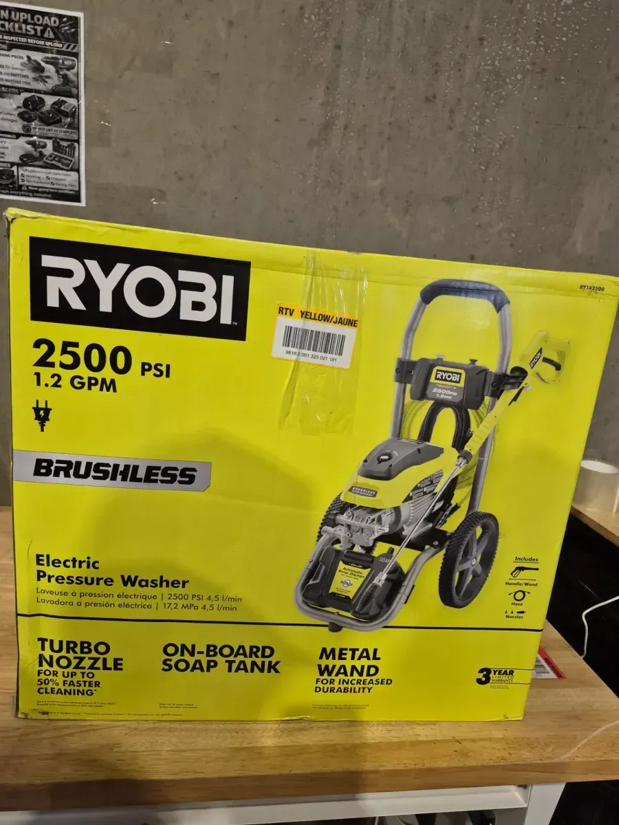 2500 PSI 1.2 GPM High Performance Cold Water Electric Pressure Washer - image 2