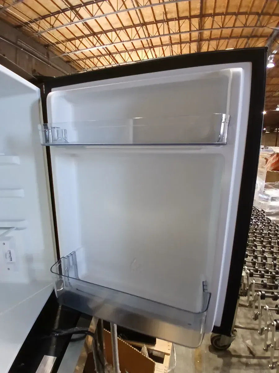 2.6 cu. ft. Mini Refrigerator with 3-Glass Shelves and Manual Defrost in Black, ENERGY STAR - image 3