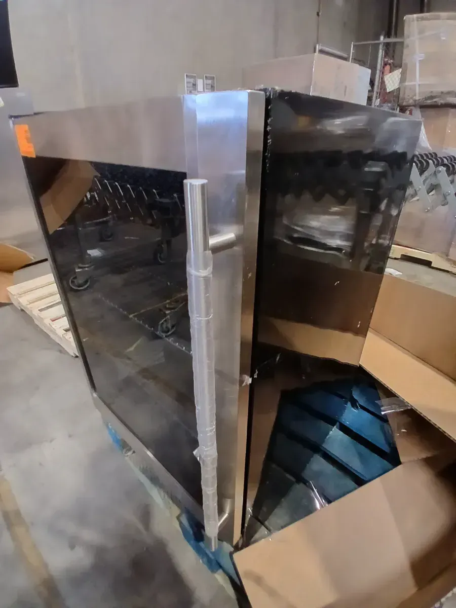 23.4 in. 50 Bottle, 154 Can, Wine and Beverage Cooler with Stainless Steel Door - image 2