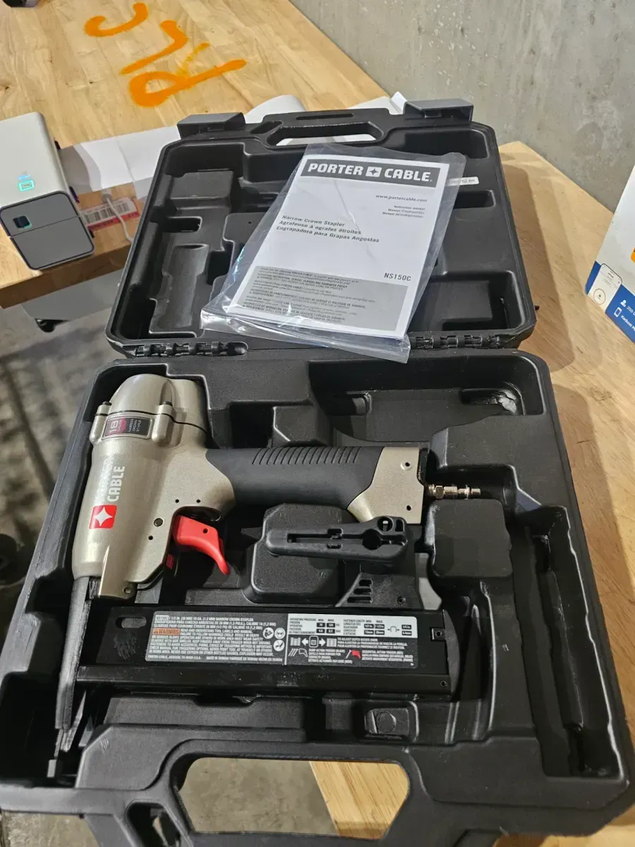 Porter-Cable NS150C 18-Gauge Narrow Crown Stapler with Case - image 2