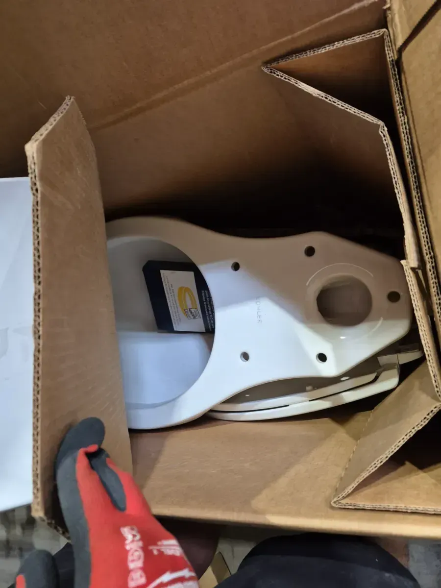 Purewash M300 Bidet Seat for Elongated Toilets and Highline Arc 10 in. Toilet with Soft Close Seat Combo - image 3