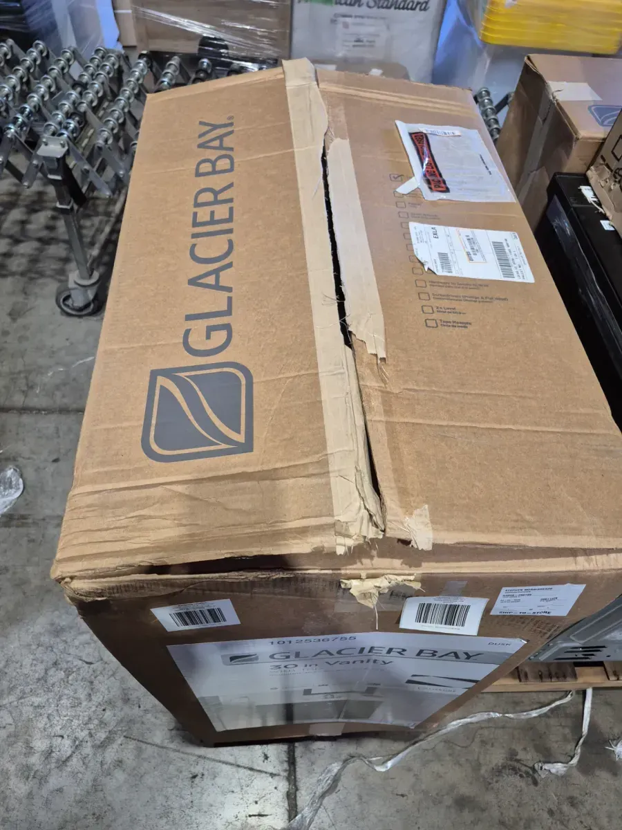 Bannister 31 in. Single Sink Dusk Bath Vanity with White Cultured Marble Top (Assembled) - image 7