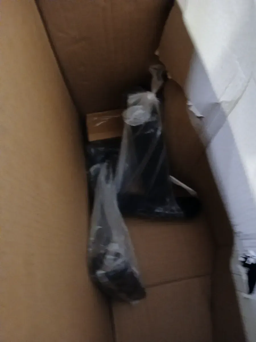 Black Modern Style Drafting Chair with Adj Arms - image 4