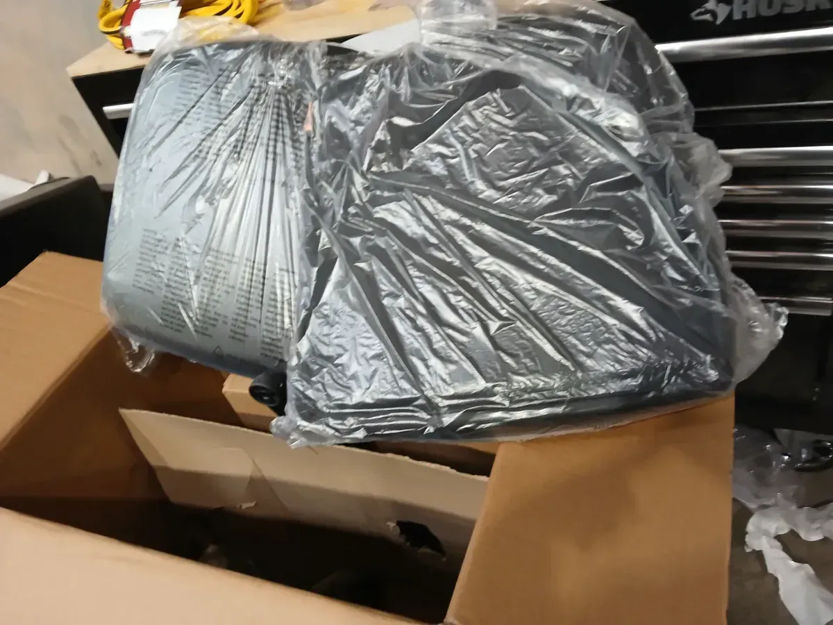 Black Modern Style Drafting Chair with Adj Arms - image 3