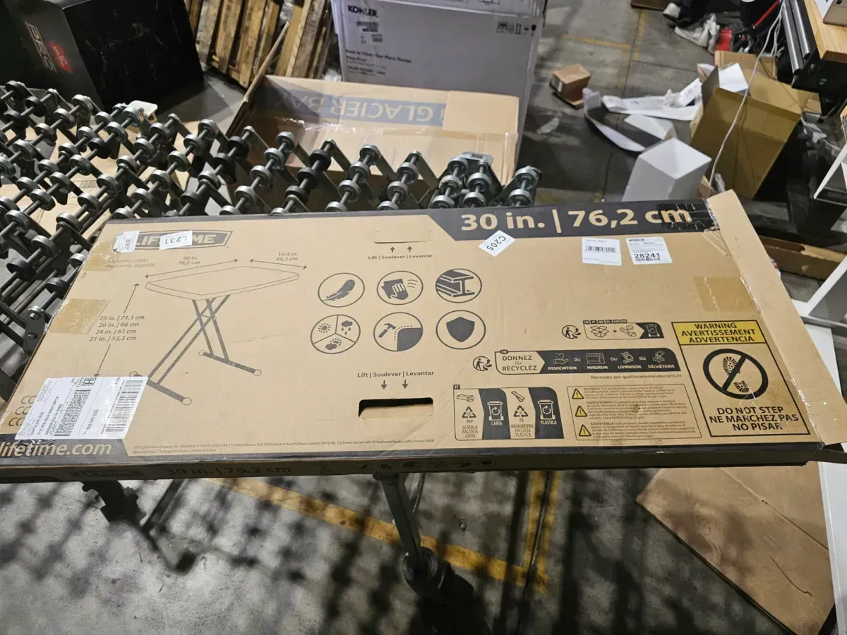 Lifetime 30-Inch Personal Folding Tabl (Highline Arc 12 in. Rough In 2-Piece 1.28 GFP Single Flush Elongated Chair Height Toilet in White with Soft Close Seat) - image 4